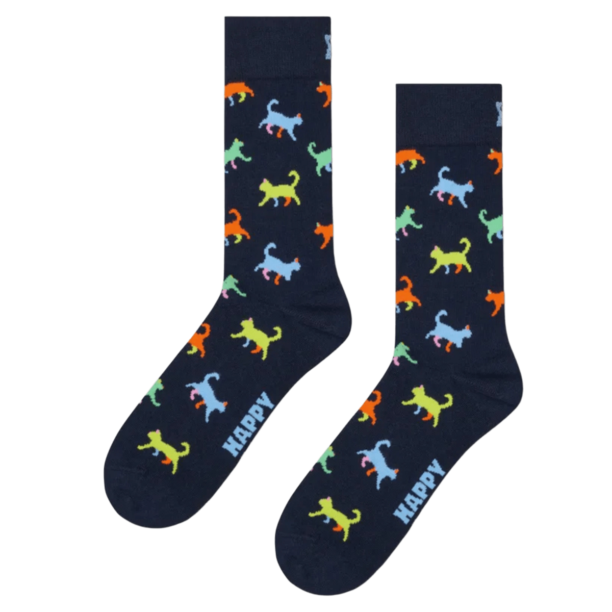 Chaussettes bleues marines - Chats