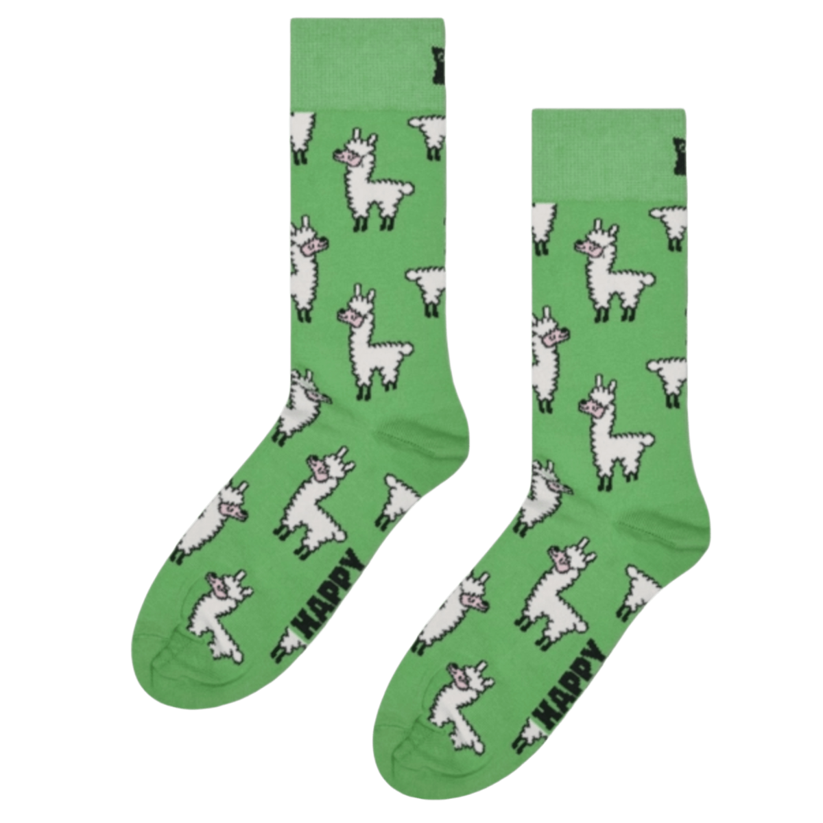 Chaussettes vertes - Lama