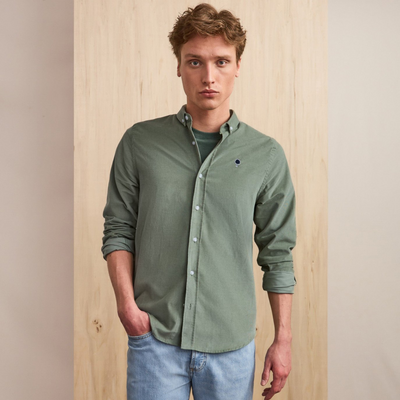 Chemise coton Ivoy - Kaki