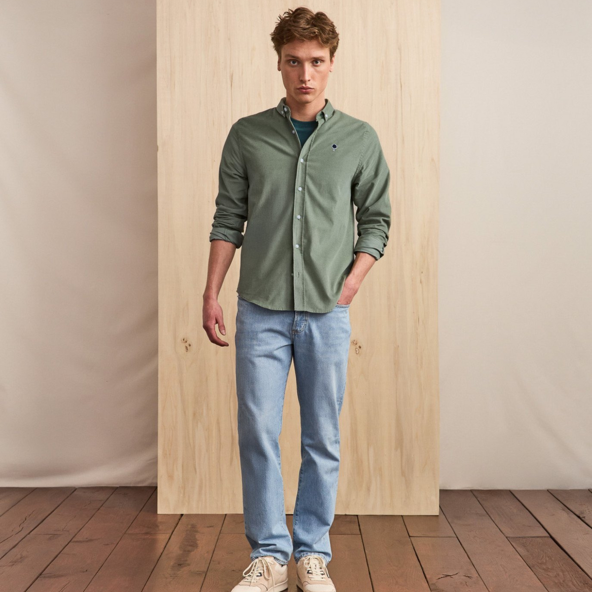 Chemise coton Ivoy - Kaki