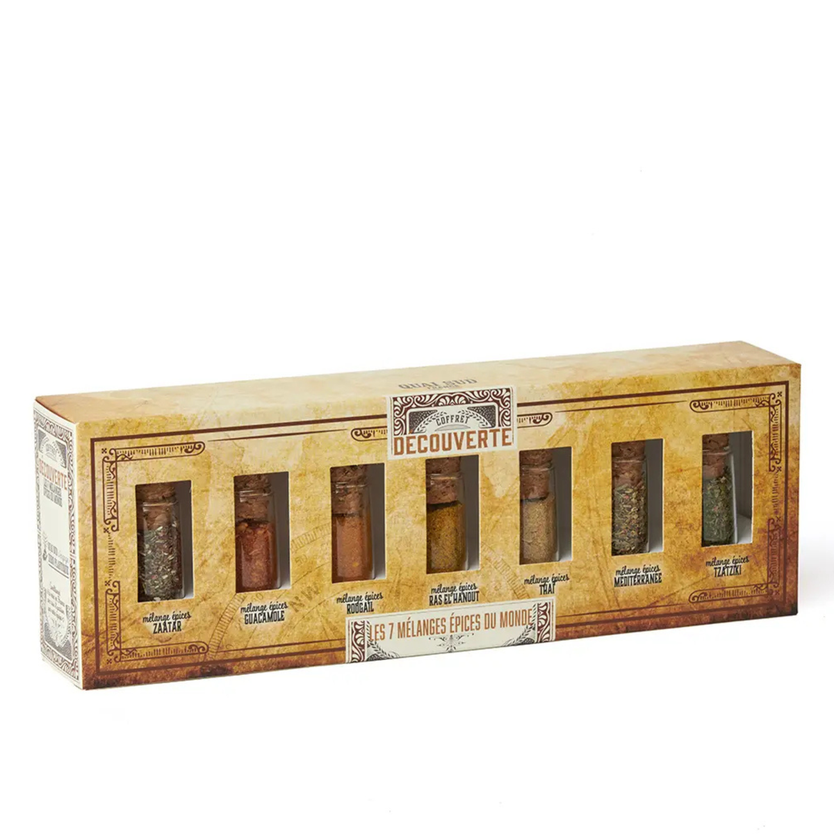 Coffret Découverte - 7 mélanges d'épices du monde