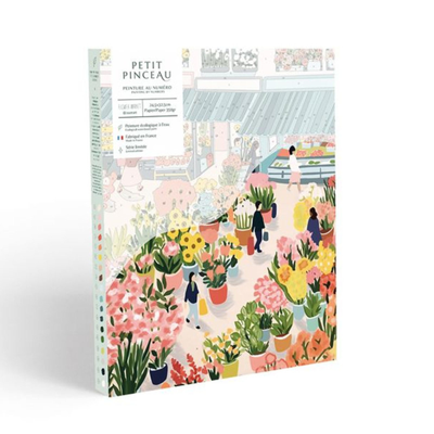 Coffret peinture au numéro - Petit Pinceau - Flower Market