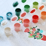 Coffret peinture au numéro - Petit Pinceau - Flower Market