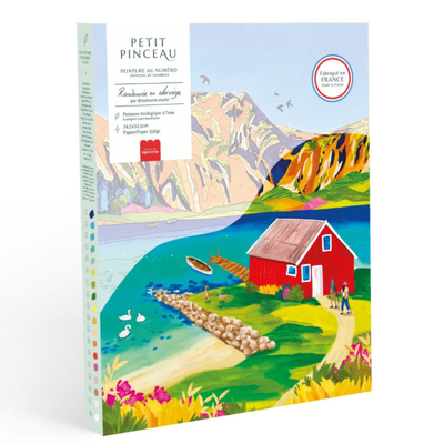 Coffret peinture au numéro - Petit Pinceau - Norvège
