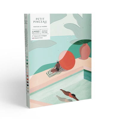 Coffret peinture au numéro - Petit Pinceau - St Barthelemy