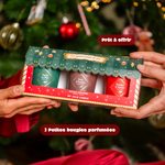 Coffret trio 3 bougies de Noël