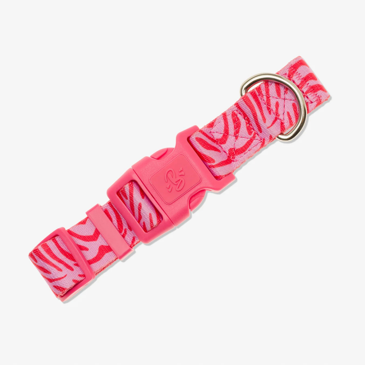 Collier Chien - Pink Zebra