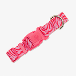 Collier Chien - Pink Zebra