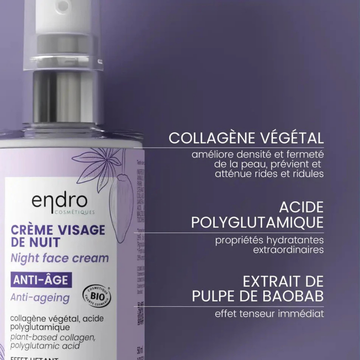Crème de Nuit Régénérante au Collagène
