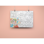 Poster à colorier - Dance