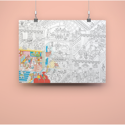 Poster à colorier - Dance