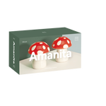 Duo Salière & Poivrière "Amanite Rouge" – Champignon Fantaisie