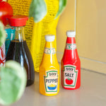 Salière et Poivrière - Ketchup et moutarde