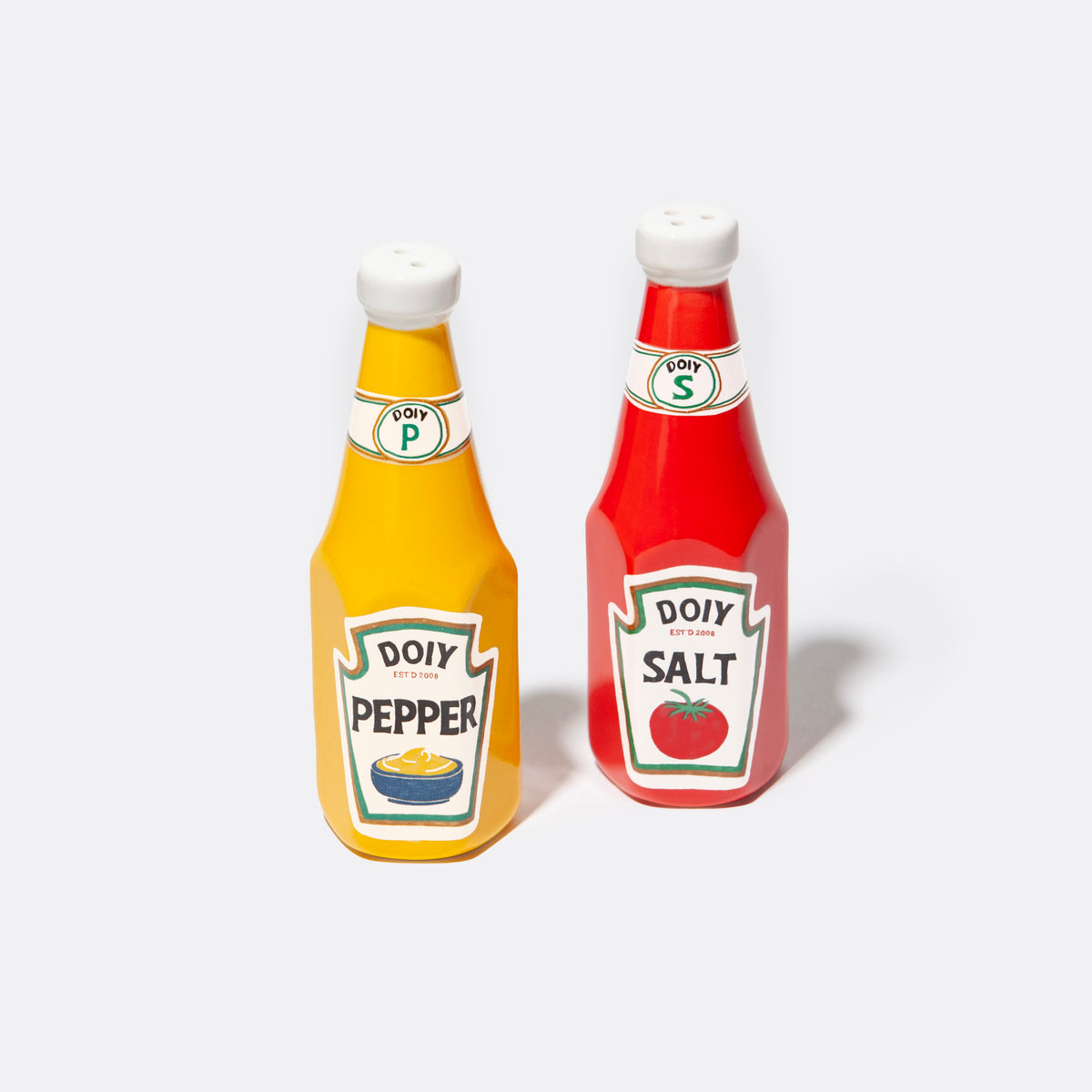Salière et Poivrière - Ketchup et moutarde