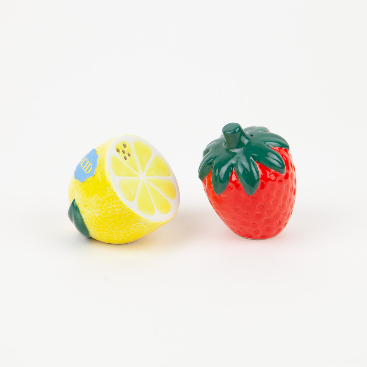 Duo Salière & Poivrière "Fraise et Citron" – Marché Fermier