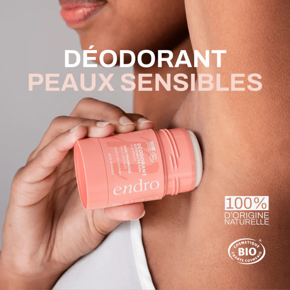 Déodorant stick rechargeable - Rose Framboise