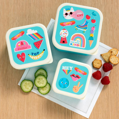 Set de 3 Boîtes Snack "Cooltobekind"