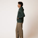 DIRAC  Sweat à capuche vert foncé - Taille S