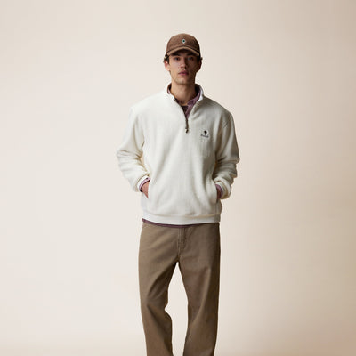 AUBIAC  Pull polaire écru - Taille S