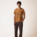 ARCY  T-shirt imprimé camel coton - Taille XL