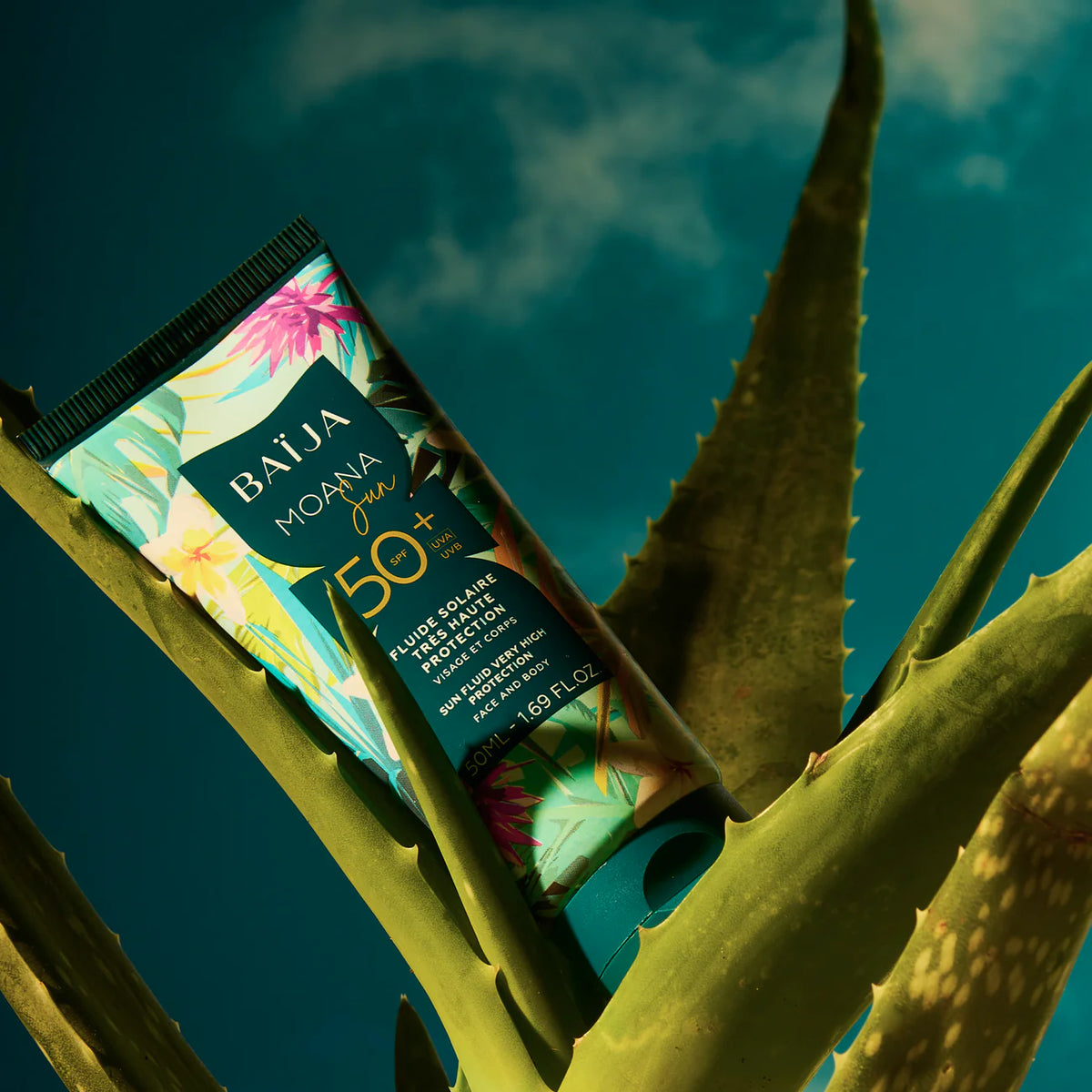 Fluide solaire corps & visage spf 50+ Moana 50ml