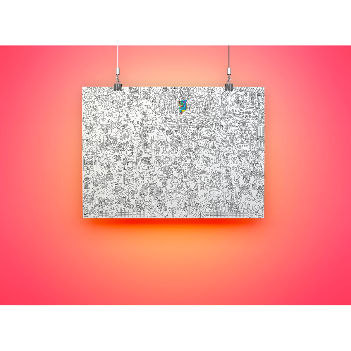 Poster à colorier - Fun Park