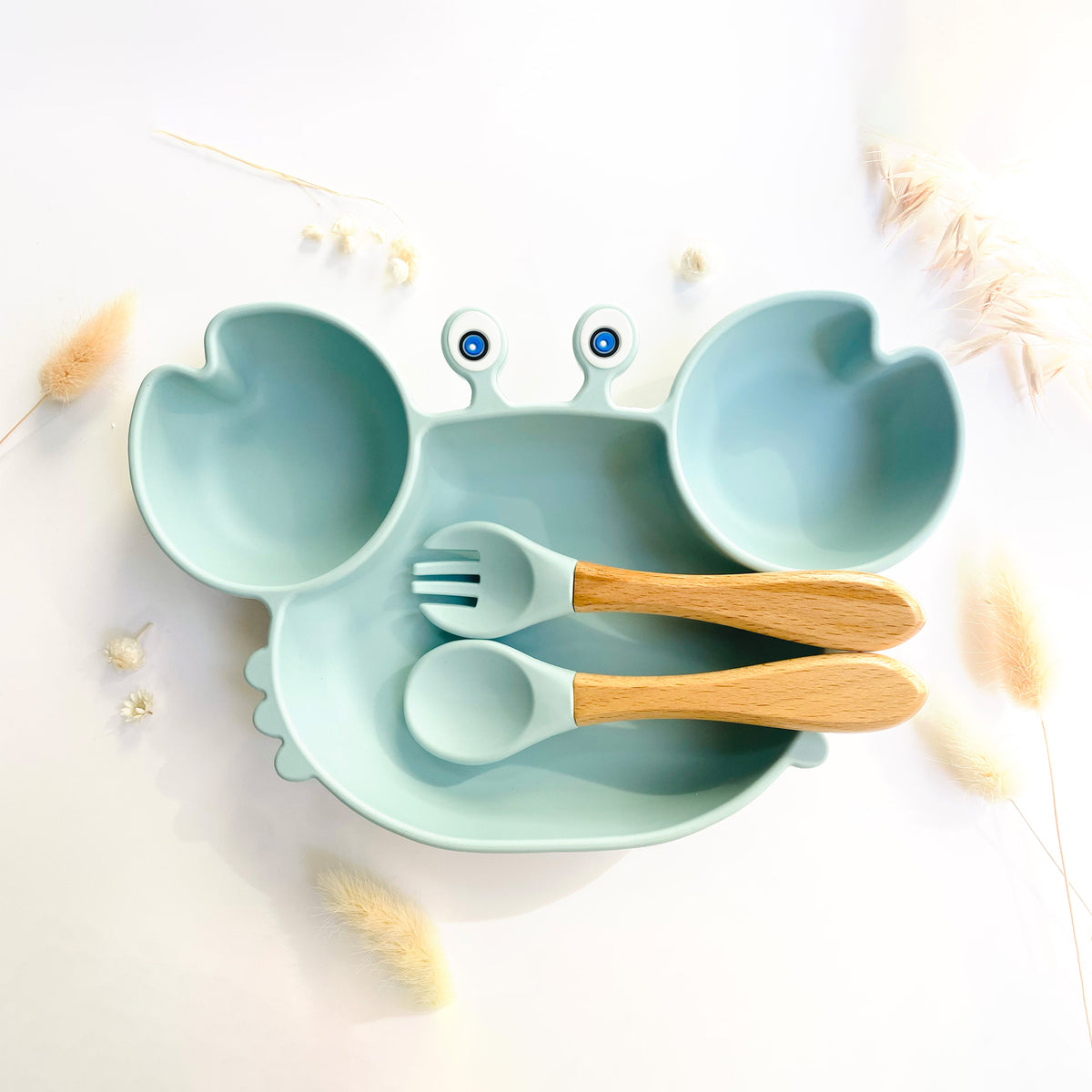 Gab l’assiette Crabe - Bleu Ciel