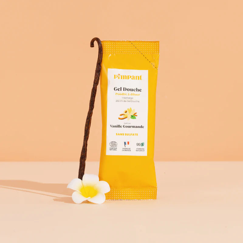 Gel douche Vanille Gourmande poudre à diluer 25 gr