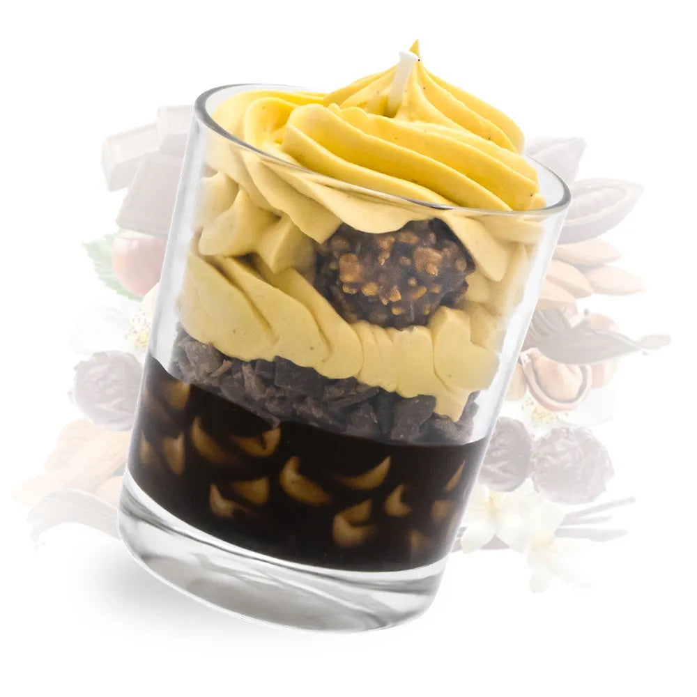 Grande Bougie Gourmande - Rocher Praline