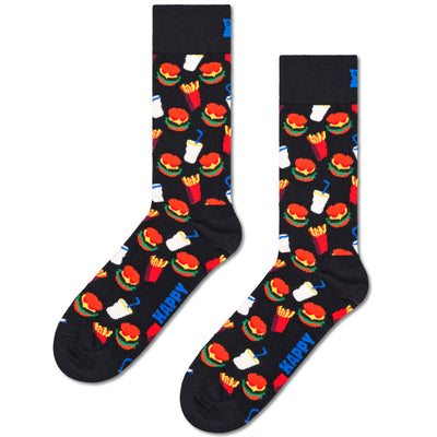 Chaussettes noires hamburgers (41-46)