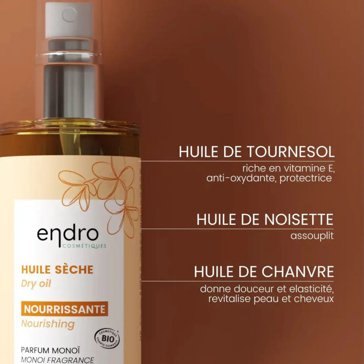 Huile sèche 3-en-1