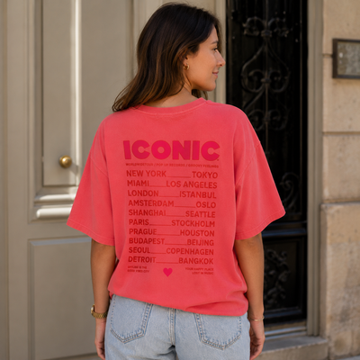 T-shirt Iconic - Corail