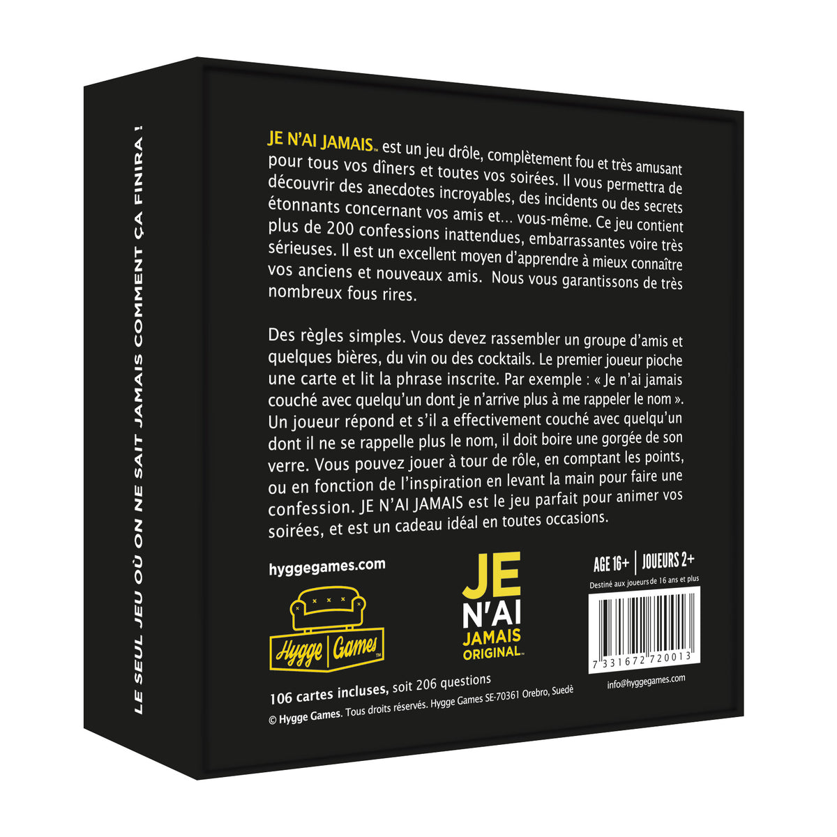 Je n'ai jamais - Original