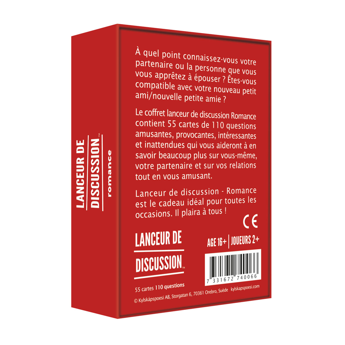 Lanceur de discussion - Romance