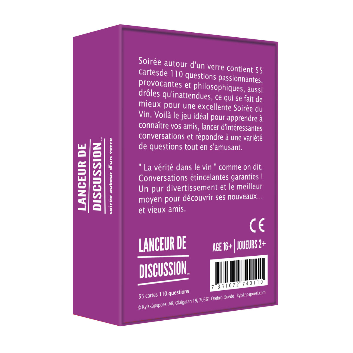 Lanceur de discussion - Soirée autour d'un verre