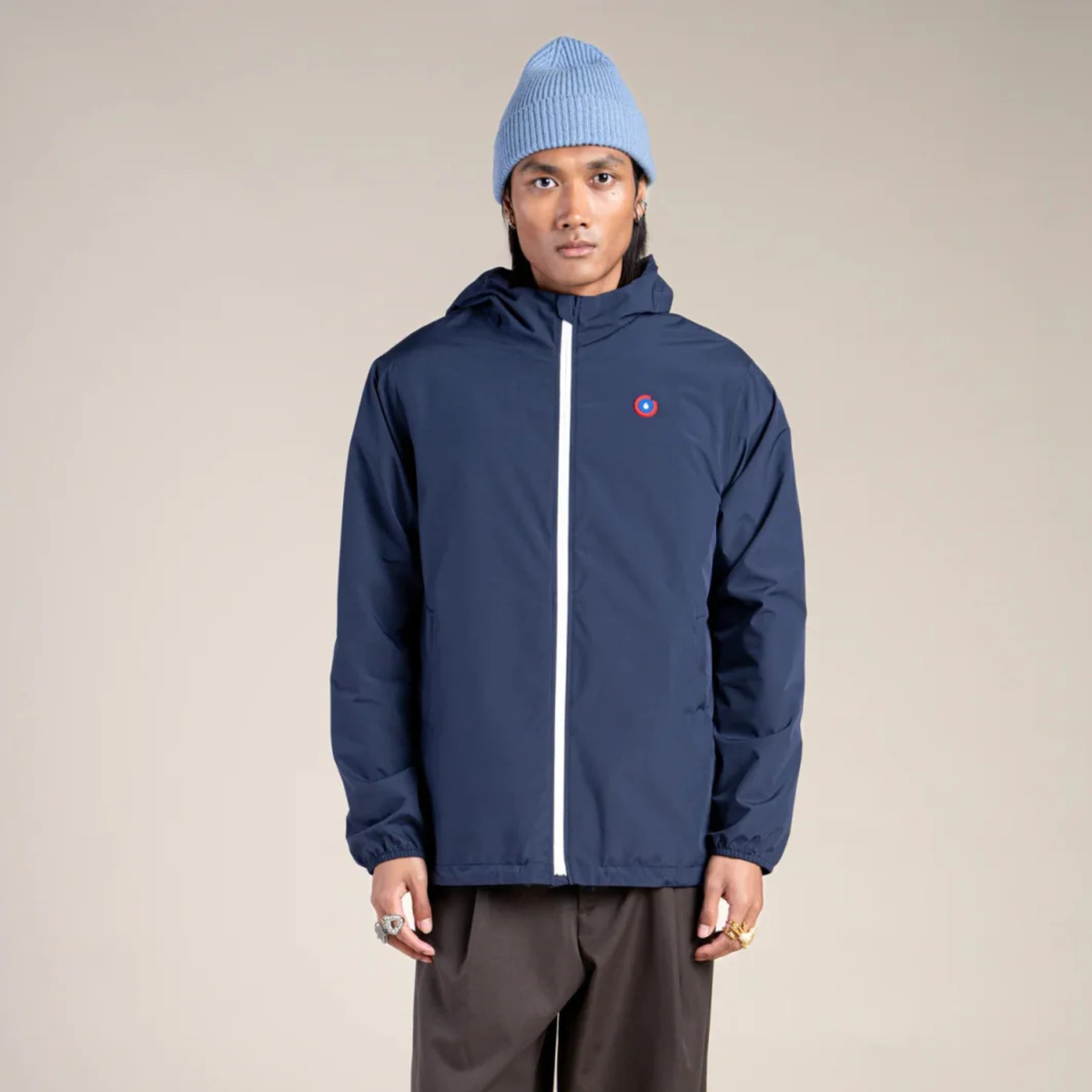 Imperméable court Passy - Indigo