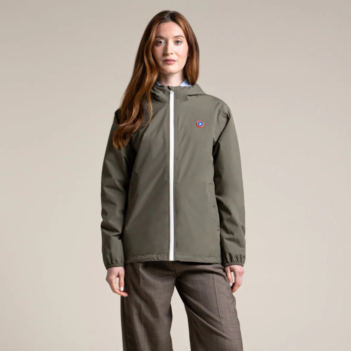 Imperméable court Passy - Kaki
