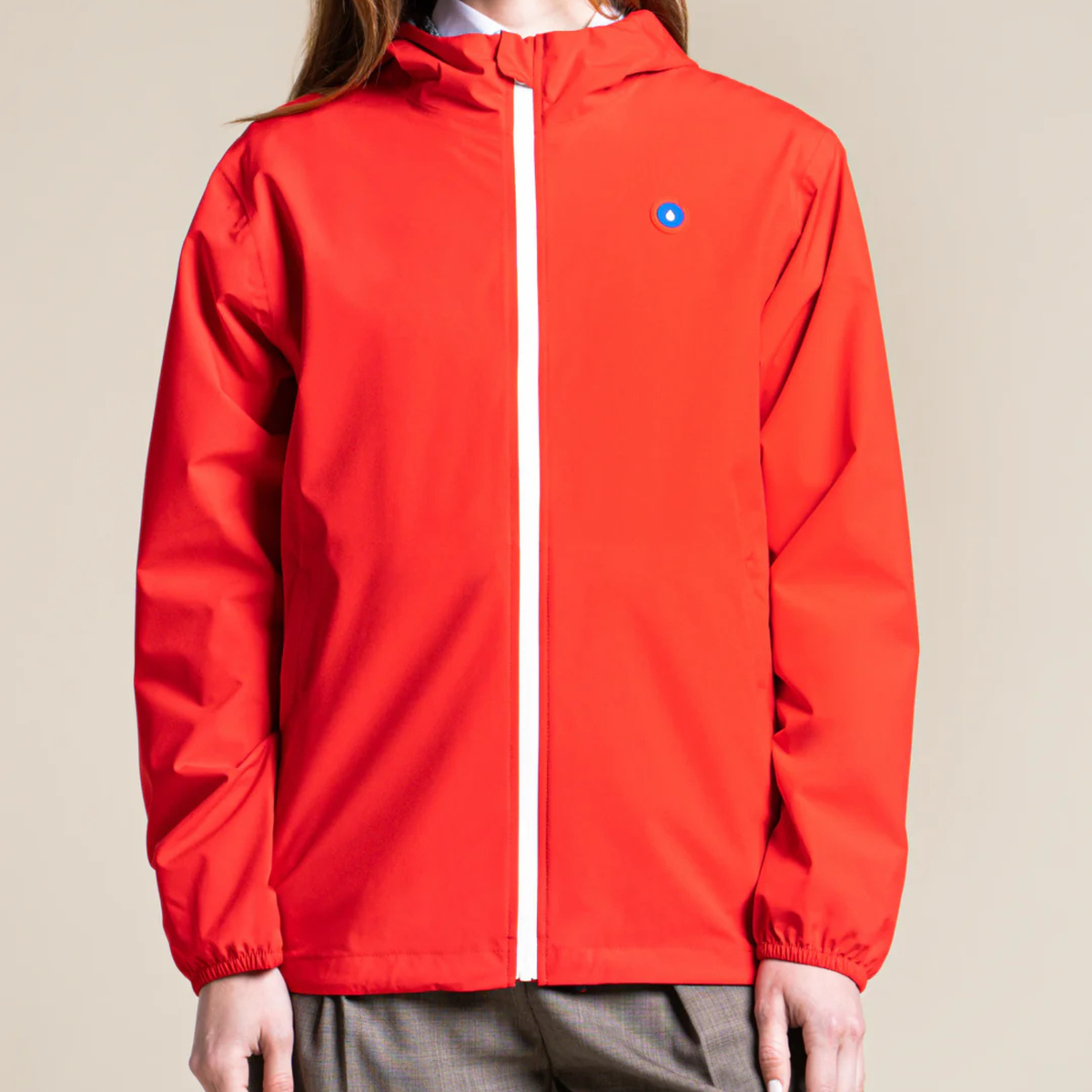 Imperméable court Passy - Rouge