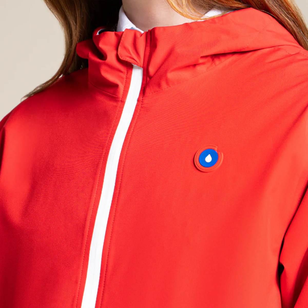 Imperméable court Passy - Rouge
