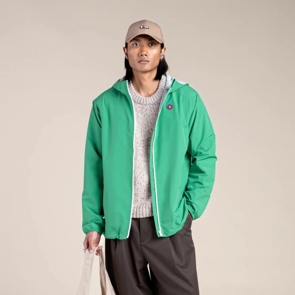 Imperméable court Passy - cactus