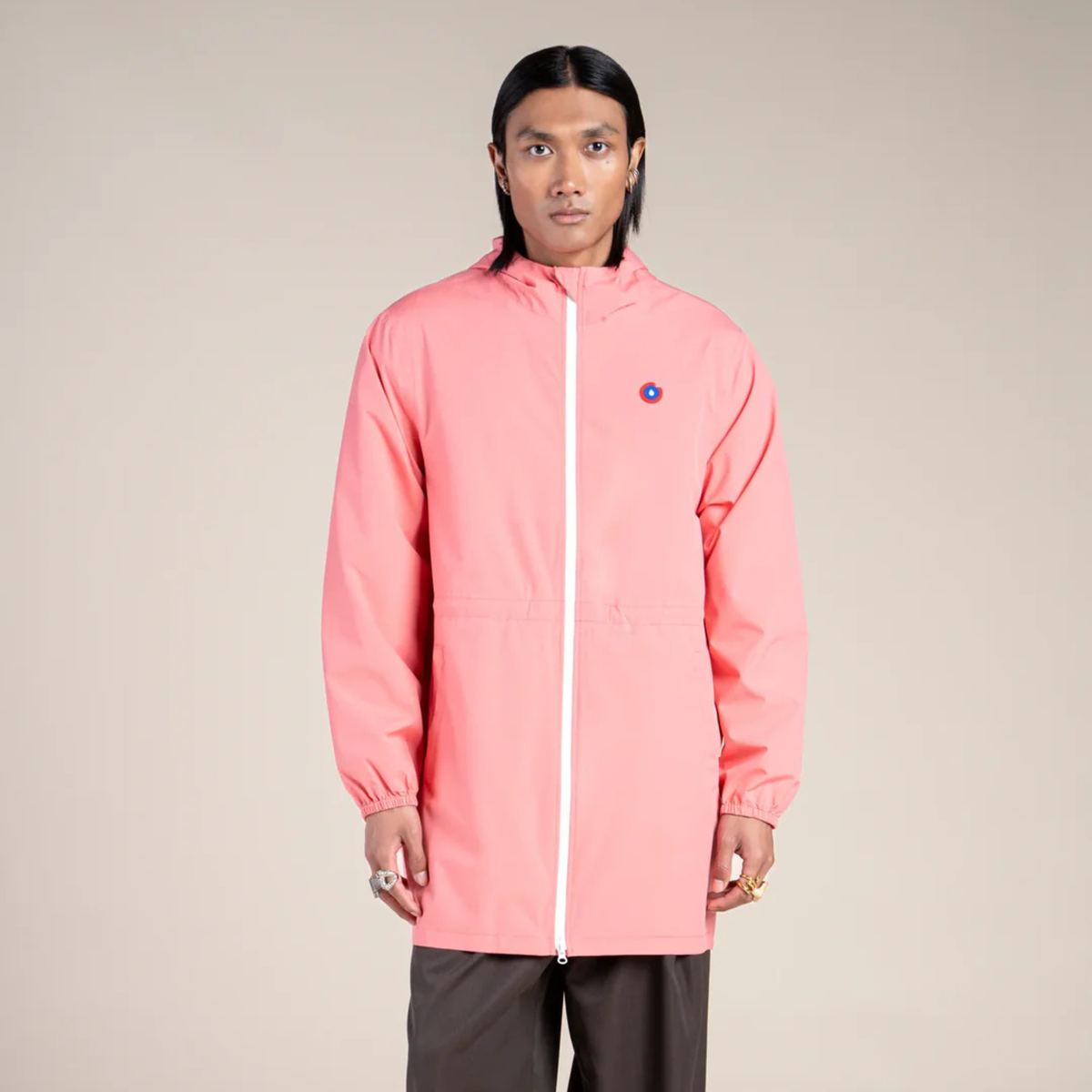 Imperméable long Amelot - Corail