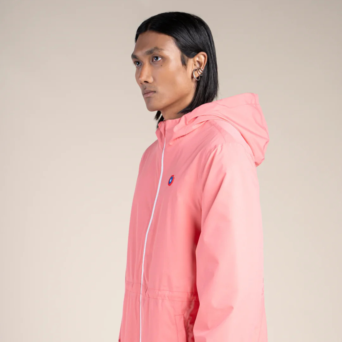 Imperméable long Amelot - Corail