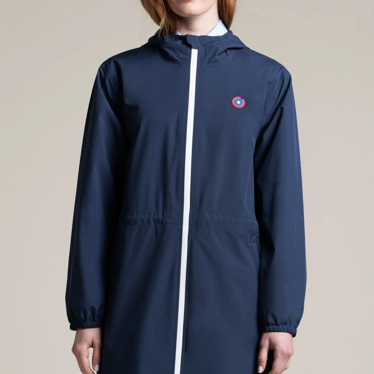 Imperméable long Amelot - Indigo