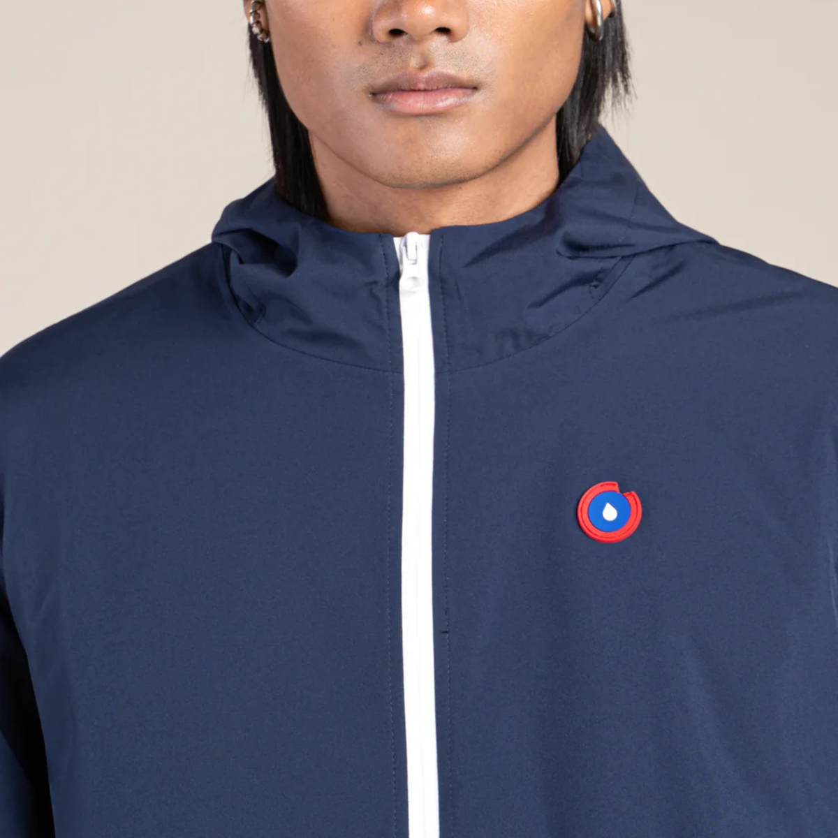 Imperméable long Amelot - Indigo
