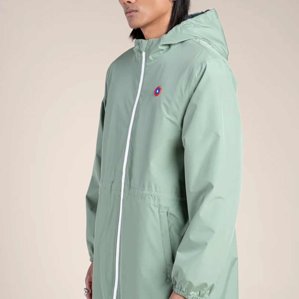 Imperméable long Amelot - Vert Sauge