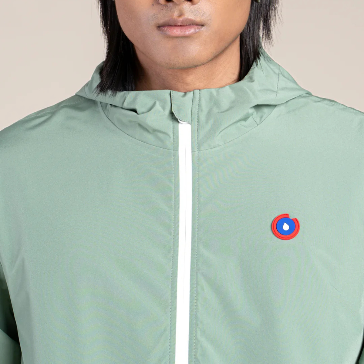 Imperméable long Amelot - Vert Sauge
