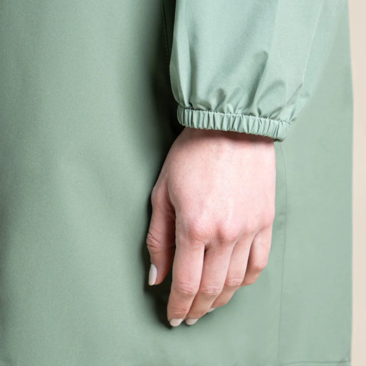Imperméable long Amelot - Vert Sauge