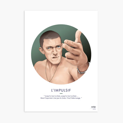 Affiche L'Impulsif - vert - A3