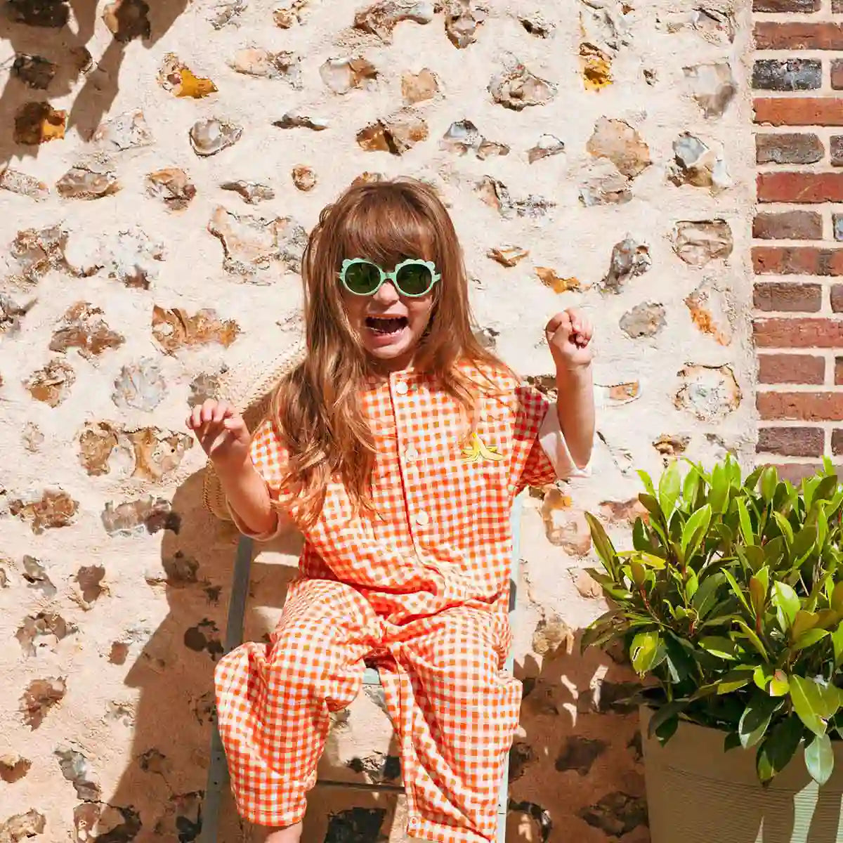 Lunettes de Soleil Enfant LION – Sauge