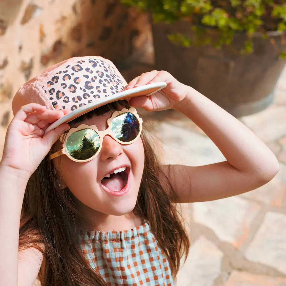 Lunettes de Soleil Enfant LION – Vanille